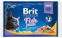 Brit Premium Cat Fish Plate Karma mokra z rybą op. 4x100g