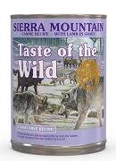 Taste of the Wild DOG Sierra Mountain Karma mokra op. 390g
