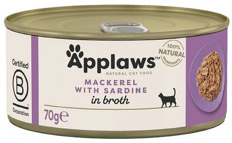 Applaws Natural CAT Food Karma mokra z makrelą i sardynkami op. 70g