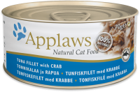 Applaws Natural CAT Food Karma mokra z tuńczykiem i krabem op. 6x70g PAKIET