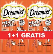 Dreamies Meaty Sticks Przysmak z pysznym kurczakiem dla kota op. 2x30g (1+1 GRATIS)