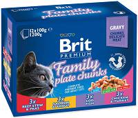 Brit Premium CAT Family Plate Chunks Karma mokra op. 12x100g