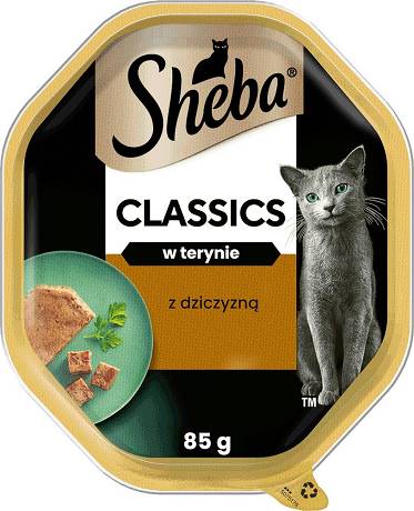 Sheba CAT Classics in Pate Karma mokra z dziczyzną op. 85g