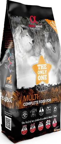 Alpha Spirit DOG The Only One Multiprotein Sucha Karma z kurczakiem, kaczką, wieprzowiną i rybą 12kg