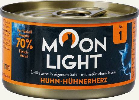 Moonlight Dinner CAT nr 1 Karma mokra z kurczakiem i sercami z kurczaka (sos) op. 80g