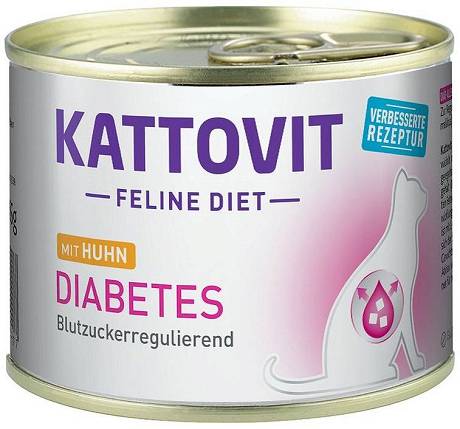 Kattovit CAT Feline Diet Diabetes (Huhn) Karma mokra z kurczakiem op. 185g