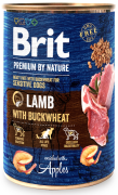 Brit Premium by Nature DOG Lamb with Buckwheat Karma mokra z jagnięciną i gryką op. 400g