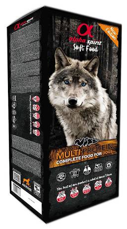 Alpha Spirit DOG Multiprotein Karma sucha miękka op. 9kg