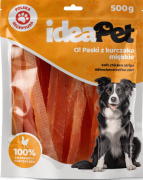 IdeaPet O! Paski Miękki Przysmak z kurczakiem dla psa op. 500g