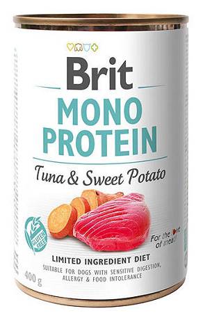 Brit Mono Protein DOG Adult Tuna&Sweet potato Karma mokra z tuńczykiem i batatami op. 400g