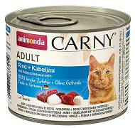 Animonda CAT Carny Adult Karma mokra z wołowiną i dorszem z pietruszką op. 200g
