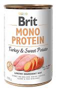 Brit Mono Protein DOG Adult Turkey&Sweet potato Karma mokra z indykiem i batatami op. 400g