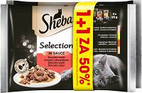 Sheba CAT Selection in Sauce Karma mokra Kolekcja soczystych smaków (sos) op. 8x85g (1+1 za 50%)