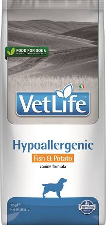 Farmina Vet Life DOG Hypoallergenic Fish&Potato Karma sucha op. 2x12kg DWU-PAK