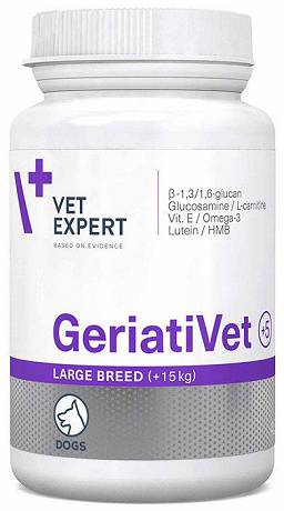 VetExpert GeriatiVet Large Dog preparat witaminowy dla starszego psa 820mg op. 45 tab.