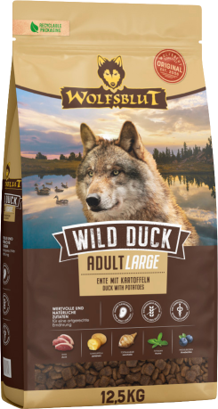 Wolfsblut DOG Adult Large Wild Duck Karma sucha z kaczką op. 12.5kg