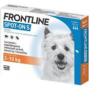 Frontline Spot On Krople dla psa od 2-10kg rozm. S 