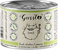 Gussto Fresh Chicken & Prawns Mokra Karma z kurczakiem 200g