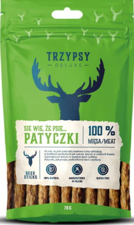 Trzypsy Deluxe Się Wie, że Psie...Przysmaki z jeleniem dla psa 70g