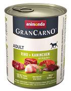 Animonda GranCarno DOG Adult Karma mokra z wołowiną, królikiem i ziołami op. 800g