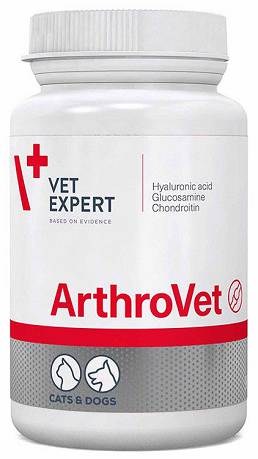 VetExpert ArthroVet HA preparat na stawy dla psa i kota op. 90 tab.