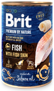 Brit Premium by Nature DOG Fish with Fish Skin Mokra karma z rybą op. 400g