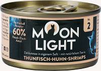 Moonlight Dinner CAT nr 2 Karma mokra z tuńczykiem, kurczakiem i krewetkami (sos) op. 80g