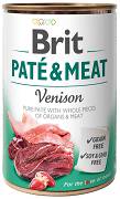 Brit Pate&Meat DOG Adult Venison Karma mokra z dziczyzną op. 400g