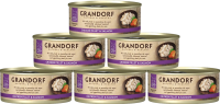 Grandorf Adult Chicken&Salmon Fillet Mokra Karma z kurczakiem i łososiem w sosie dla kota 6x70g PAKIET