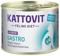 Kattovit CAT Feline Diet Gastro (Ente) Karma mokra z kaczką op. 185g