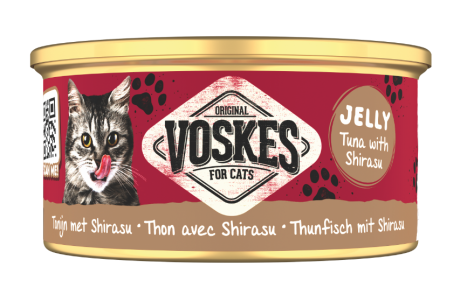 Voskes CAT Original Karma mokra z tuńczykiem i shirasu (galaretka) op. 85g