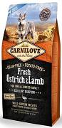 Carnilove DOG Adult Small Fresh Ostrich&Lamb Karma sucha z strusiem i jagnięciną op. 6kg
