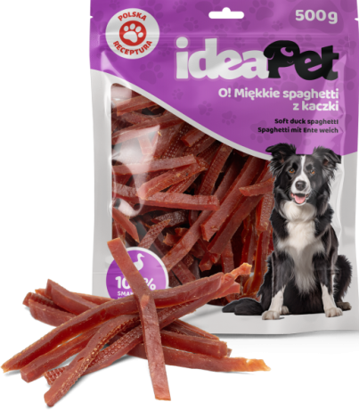 IdeaPet O! Spaghetti Przysmak z kaczki dla psa 500g