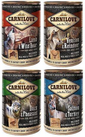 Carnilove DOG Adult Karma mokra Pakiet Degustacyjny op. 8x400g