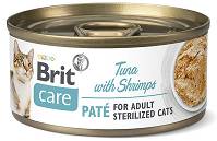 Brit Care CAT Sterilized Tuna with Shrimps Karma mokra z tuńczykiem i krewetkami op. 70g