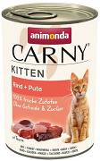 Animonda Carny CAT Kitten Karma mokra z wołowiną i indykiem op. 400g