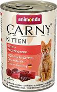 Animonda Carny CAT Kitten Karma mokra z wołowiną i sercami indyka op. 400g