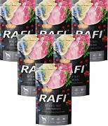 Rafi Pies with Beef Tripe and Pork Ham Mokra Karma z żołądkami wołowymi i szynką 10x500g (saszetka)