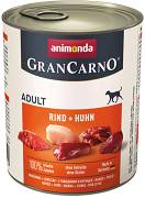 Animonda GranCarno DOG Adult Karma mokra z wołowiną i kurczakiem op. 800g