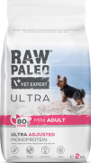 VetExpert Raw Paleo Ultra Mini Adult Pork Sucha Karma z wieprzowiną dla psa 2kg