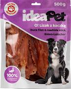 IdeaPet O! Lizak Przysmak z kaczki dla psa 500g