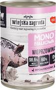Wiejska Zagroda CAT Adult Monobiałkowa Mokra Karma z wieprzowiną dla kota 400g