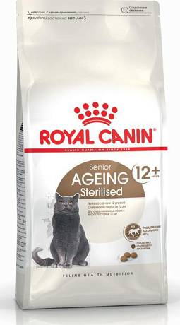 Royal Canin CAT Ageing Sterilised 12+ (Senior) Karma sucha z drobiem op. 4kg