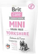 Brit Care DOG MINI Yorkshire Grain-Free Salmon&Tuna Karma sucha z łososiem i tuńczykiem op. 400g