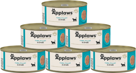 Applaws Natural CAT Food Karma mokra z tuńczykiem op. 12x70g PAKIET
