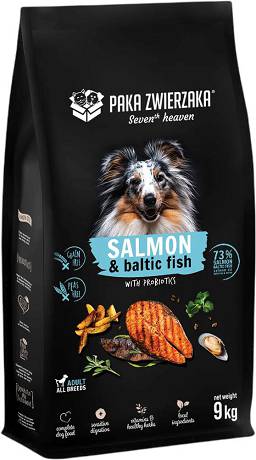 Paka Zwierzaka DOG Seventh Heaven Salmon&Baltic Fish Karma sucha z łososiem i rybami bałtyckimi op. 9kg WYPRZEDAŻ
