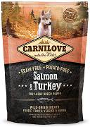 Carnilove DOG Puppy Large Salmon&Turkey Karma sucha z łososiem i indykiem op. 1.5kg WYPRZEDAŻ