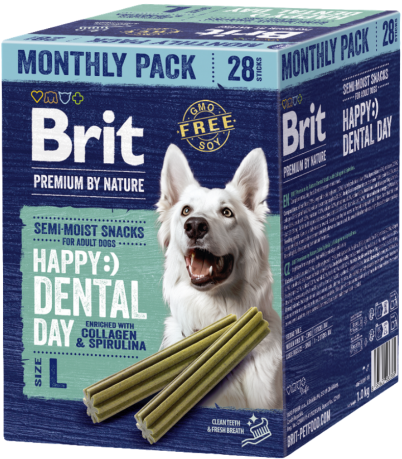 Brit Premium Happy Snacks Dental dla psa rozm. L op. 28szt.