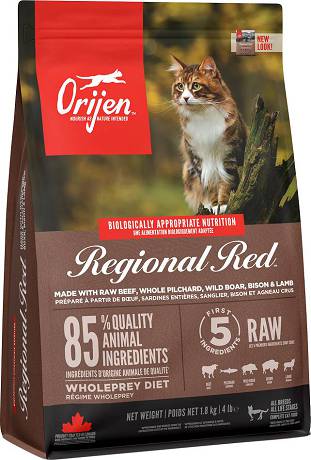 Orijen Cat Regional Red Sucha Karma z czerwonym mięsem op. 1.8kg