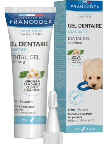 Francodex Soothing Dental Gel Żel na ząbkowanie dla szczeniąt op. 50g